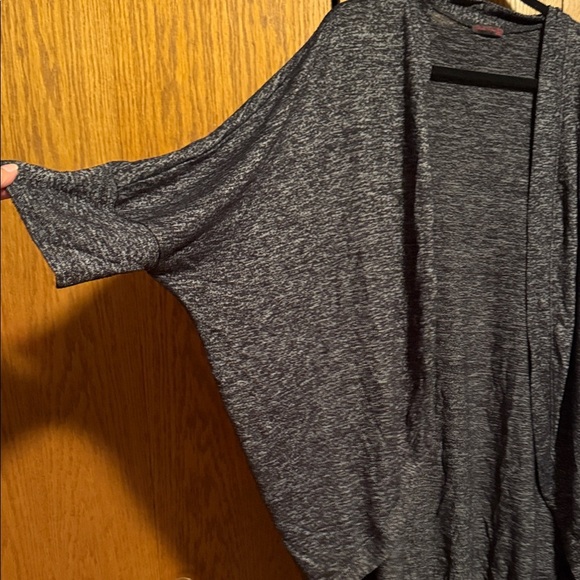 Gray Women's Batwing Cardigan - Picture 3 of 4